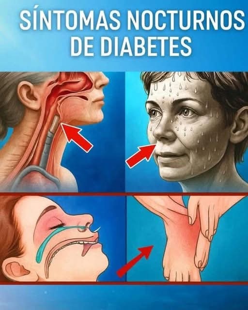 🌙 Los 7 síntomas nocturnos de la diabetes que no deberías ignorar
