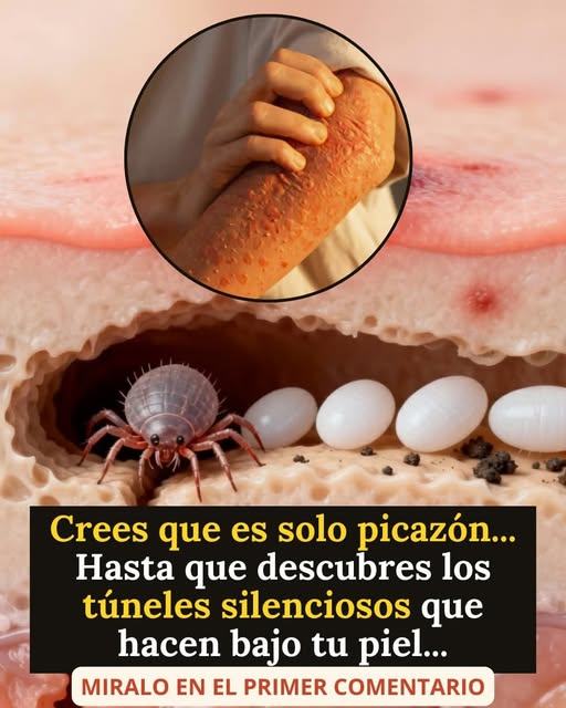 🕷️ ¿Picazón intensa, especialmente por la noche? Podría ser más que una simple alergia