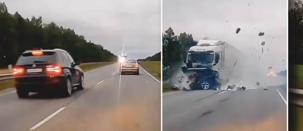 Impactante accidente en carretera: el intento de rebasar termina en una tragedia que conmociona a miles de personas