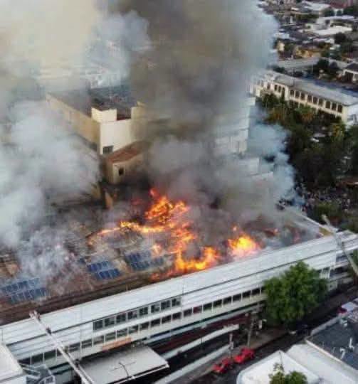 ¿Un hospital con más de 100 pacientes se incendió? Esto es lo que realmente puede confirmarse sobre la imagen viral