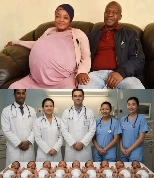 ¿Una madre dio a luz a 10 bebés? La verdad detrás de la impactante imagen viral