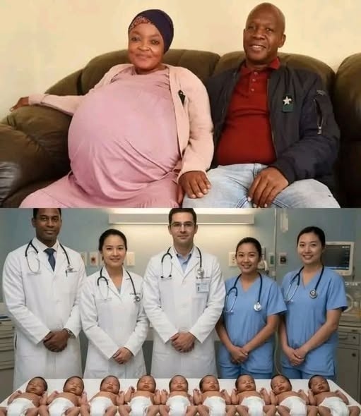 👶 Mamá da a luz a 10 bebés, pero uno de ellos llamó la atención: lo que realmente se sabe de esta historia viral