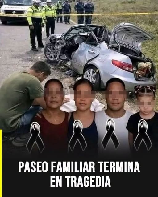 Paseo familiar termina en tragedia tras violento accidente que dejó varias víctimas