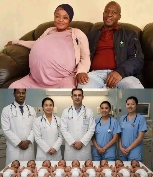 Una madre hizo historia al dar a luz a nueve bebés y su caso sigue sorprendiendo al mundo