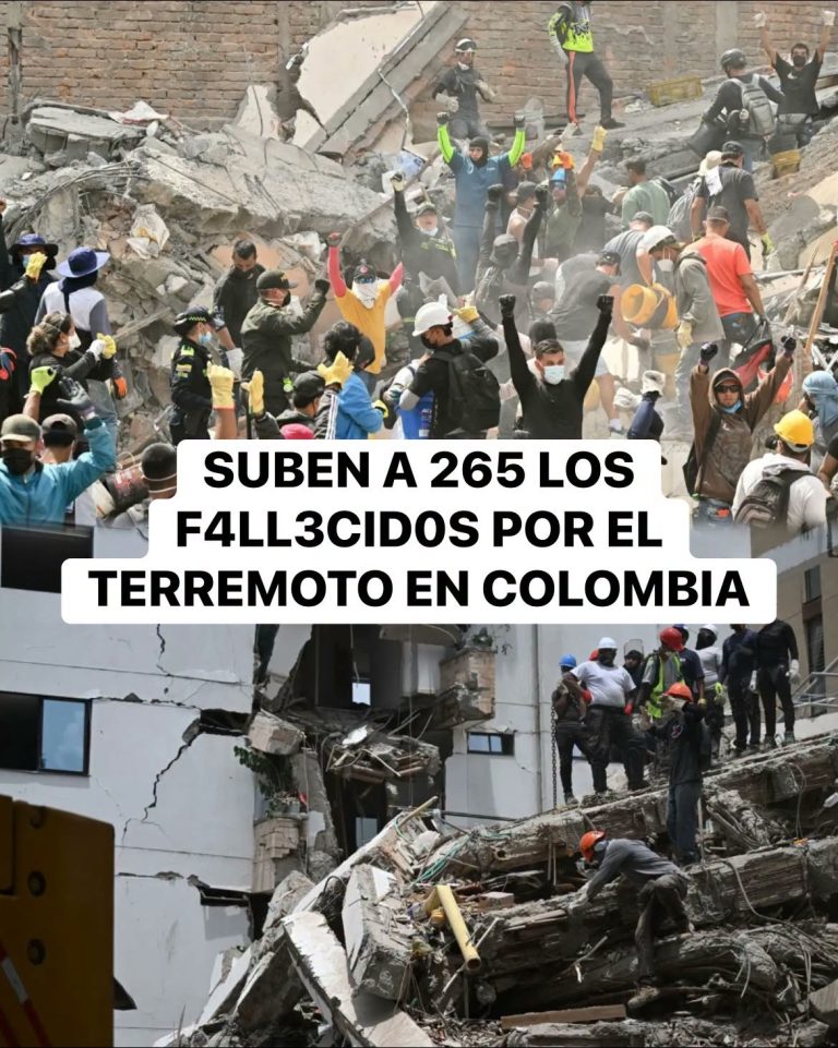 Terremoto de magnitud 7,4 en Colombia: crece la preocupación mientras continúan los rescates