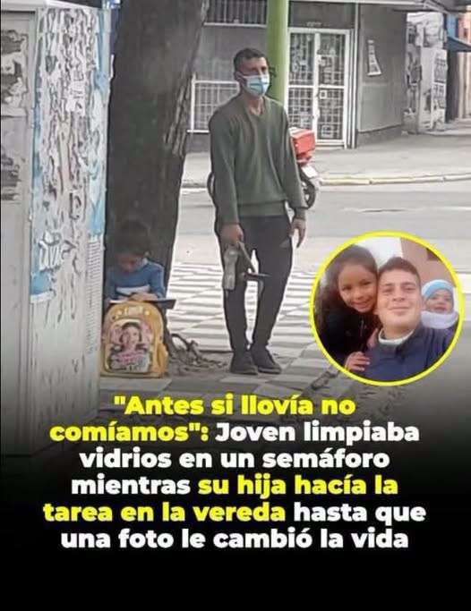 Una fotografía cambió para siempre la vida de este padre y su pequeña hija