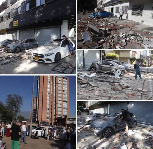 Fuerte terremoto de magnitud 7,4 sacude Colombia: reportan víctimas, edificios colapsados y graves daños