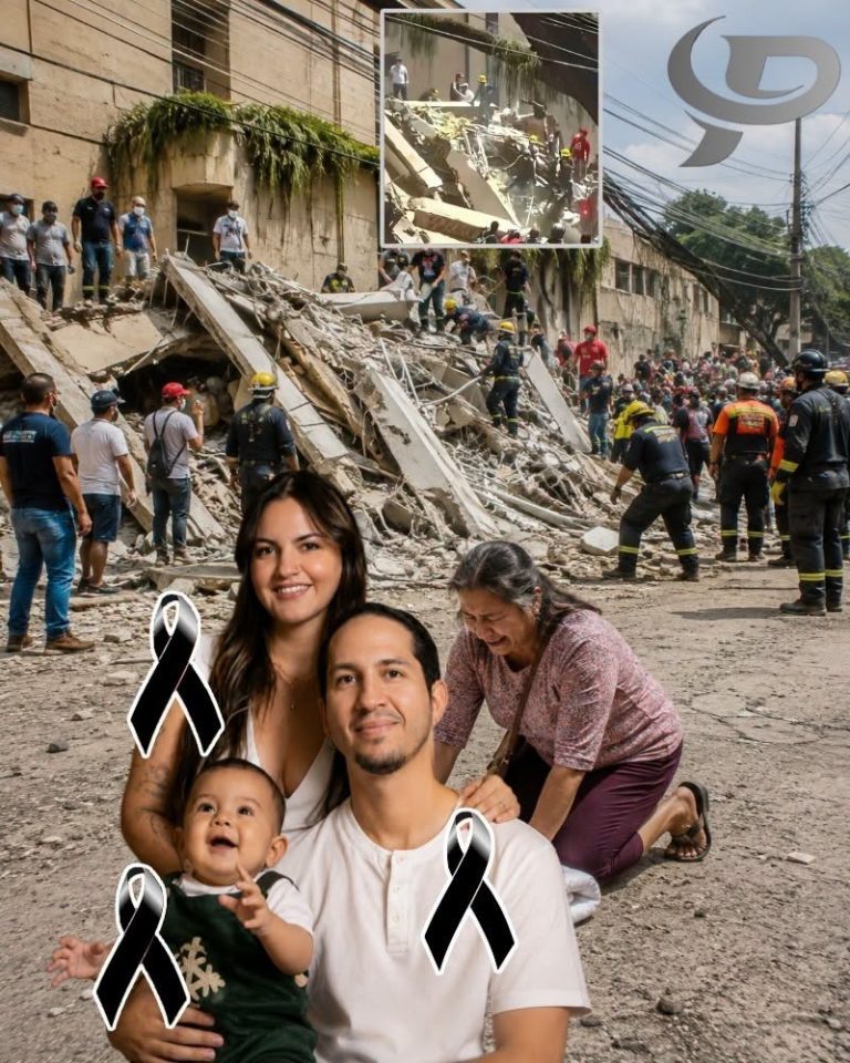 Familia fue localizada entre los escombros tras el fuerte terremoto: equipos de rescate mantienen las labores