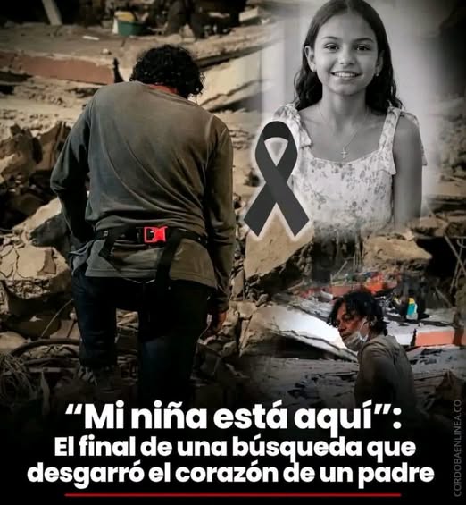 “Mi niña está aquí”: un padre entre los escombros terminó de la forma más dolorosa