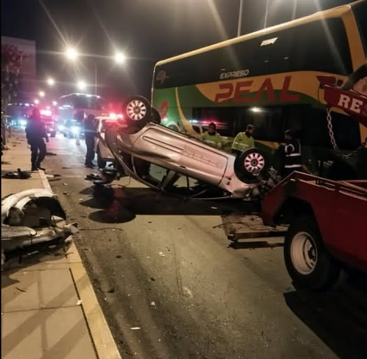 Tragedia durante la madrugada: fuerte accidente moviliza a los equipos de emergencia