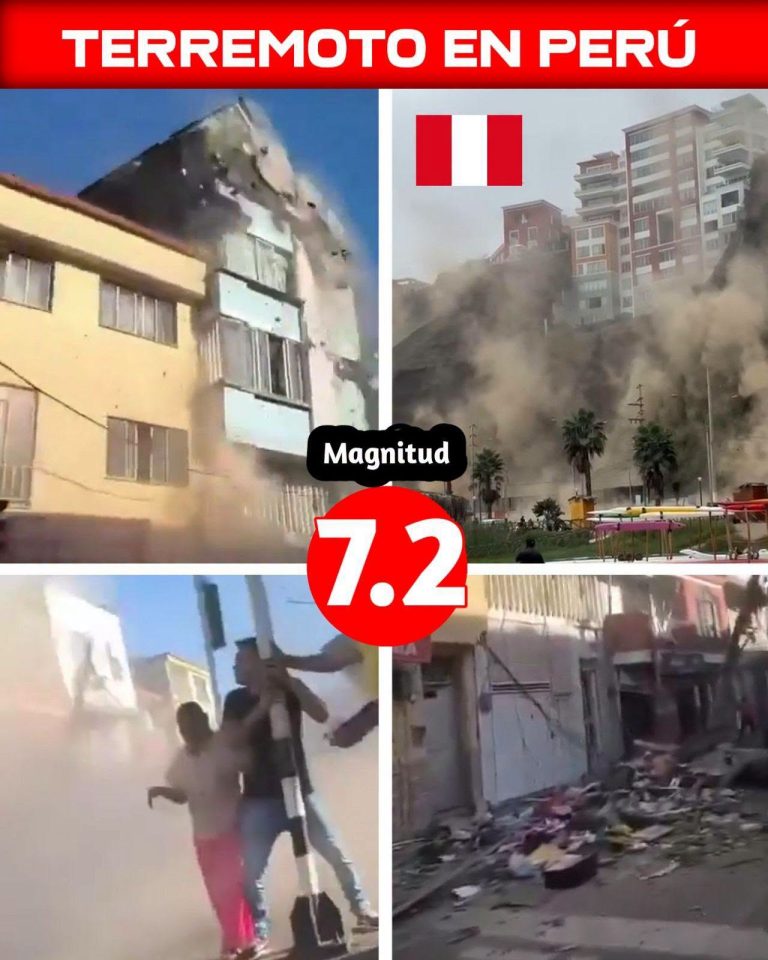 Perú actualiza el balance tras el fuerte sismo de magnitud 7,2 en Ayacucho