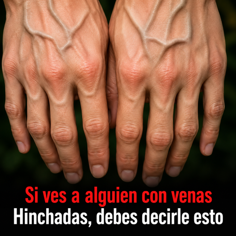 SI TIENES LAS VENAS MUY VISIBLES EN LAS MANOS, ESTO ES LO QUE REALMENTE PUEDE SIGNIFICAR