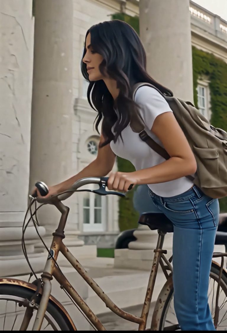 Se burlaron de la chica nueva por llegar en bicicleta sin imaginar quién era realmente