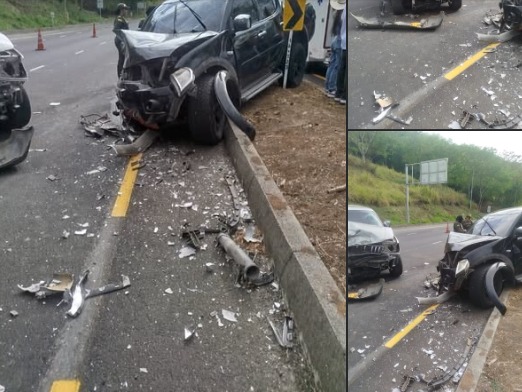 Fuerte accidente en la vía La Pintada–Puente Iglesias genera preocupación
