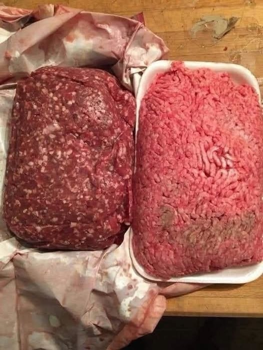 La carne molida puede verse diferente por estas razones y no siempre significa que esté dañada