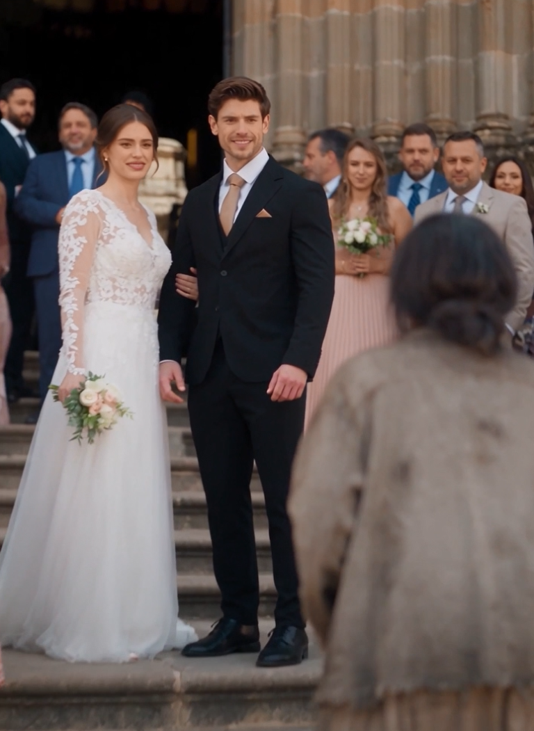 Elena llegó inesperadamente a la boda de Daniel