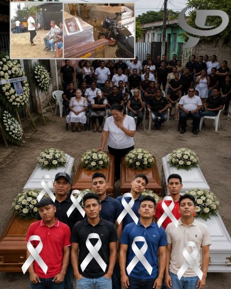 Ocho jóvenes salieron juntos para un trámite
