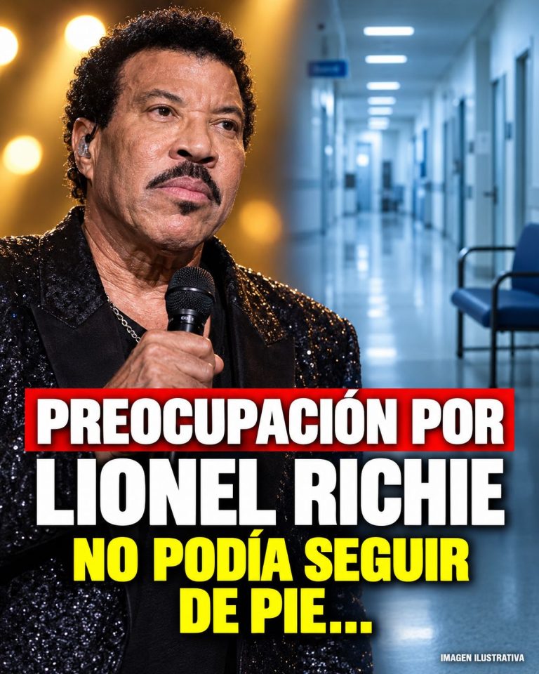 LIONEL RICHIE NO PODÍA SEGUIR DE PIE EN PLENO CONCIERTO… Y TERMINÓ BAJO OBSERVACIÓN MÉDICA