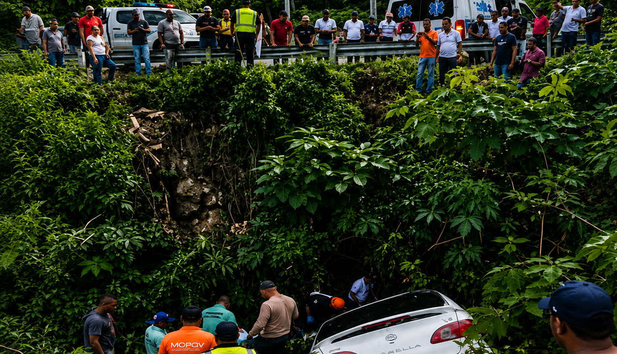 FUERTE ACCIDENTE EN UNA VÍA GENERA CONMOCIÓN