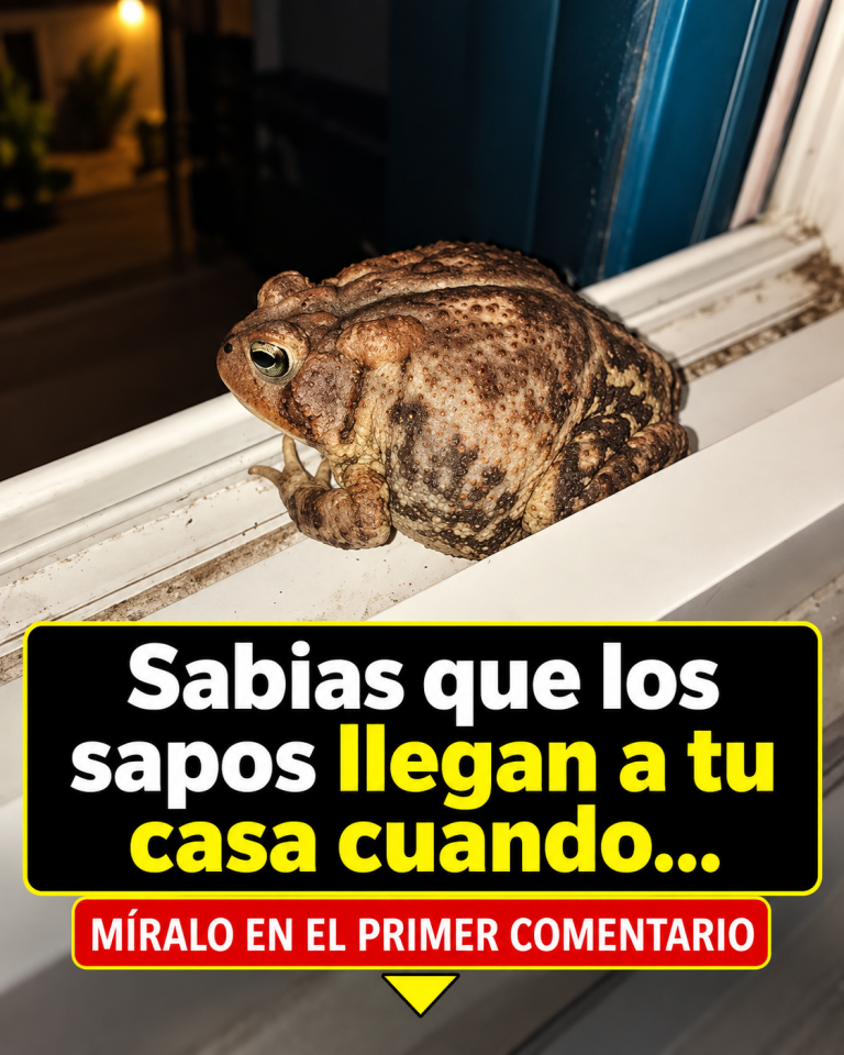SI UN SAPO LLEGA A TU CASA, ESTO ES LO QUE REALMENTE PODRÍA ESTAR INDICANDO
