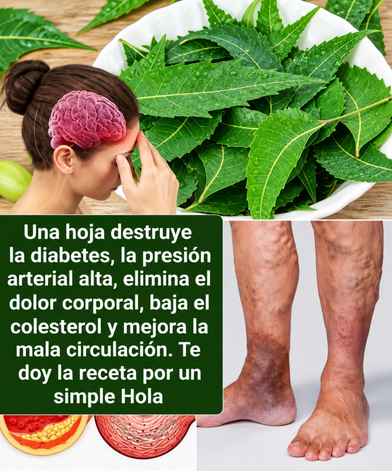 LA HOJA QUE MUCHOS USAN PARA LA DIABETES Y LA PRESIÓN: QUÉ DICE REALMENTE LA EVIDENCIA