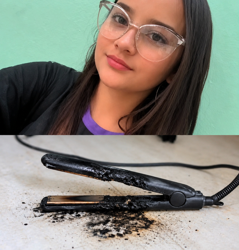 ADOLESCENTE DE 16 AÑOS…. INCIDENTE CON UNA PLANCHA PARA EL CABELLO